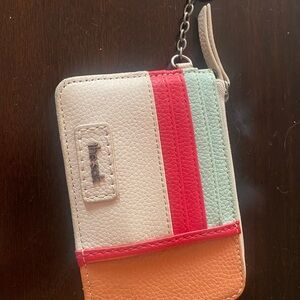 The Sak Multicolor Card Holder with Chain